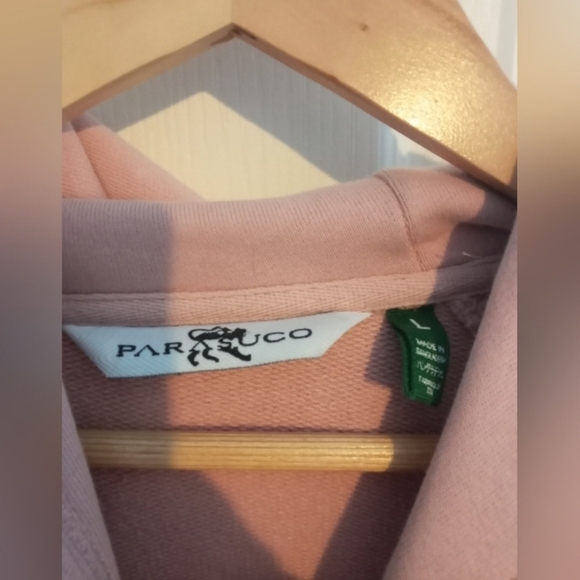 New Men's PARASUCO Pink Hoodie - Picture 3 of 3